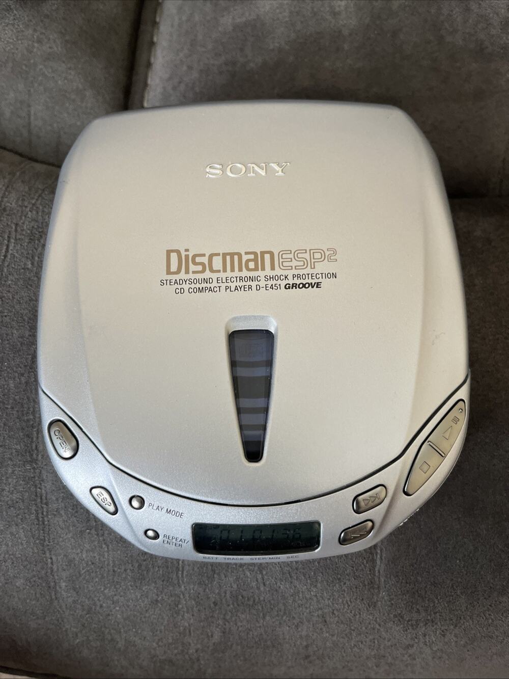 SONY Discman ESP2 Portable CD Player D-E451 - Tested